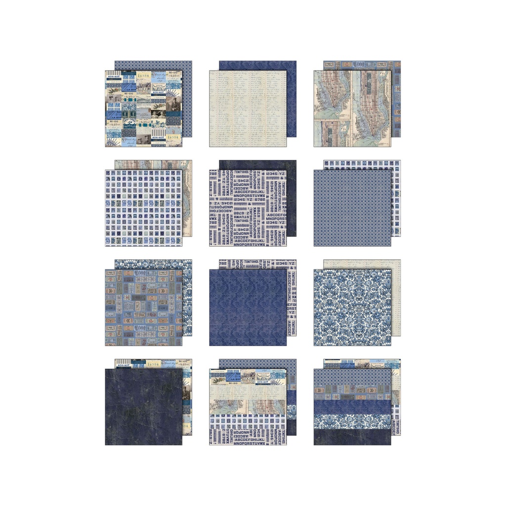 Tim Holtz Idea-ology Palette Collection: Indigo 8x8