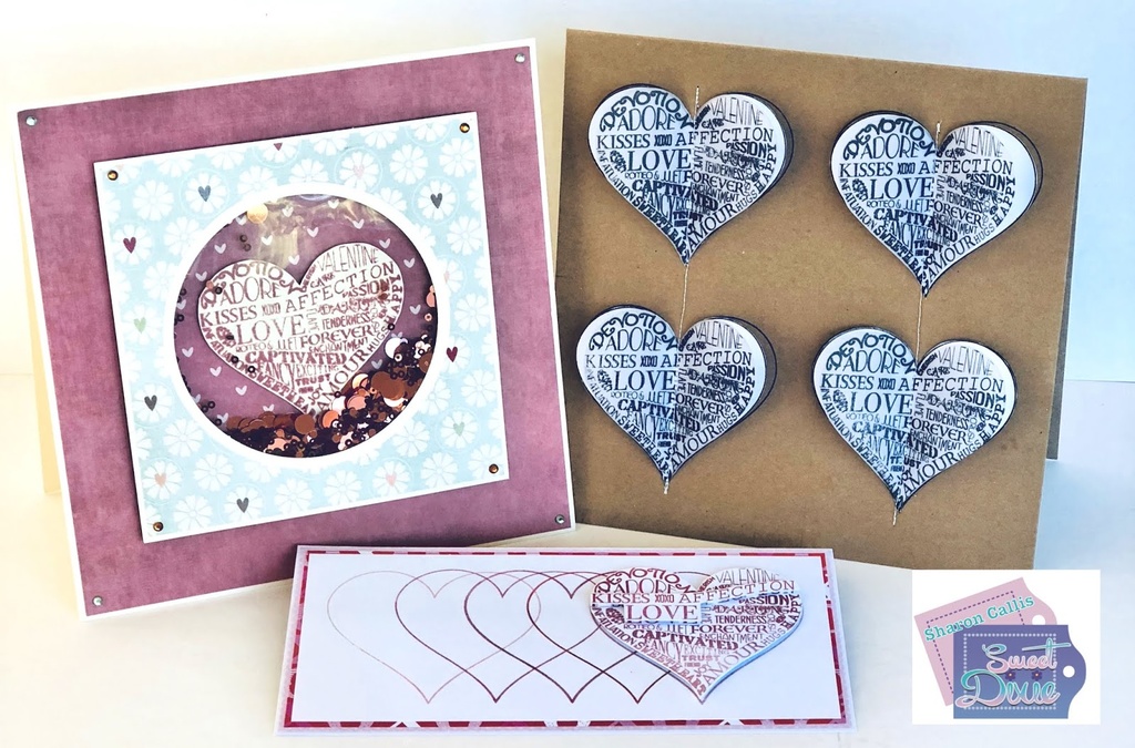 Sweet Dixie Typography Heartfelt stamp set by Sharon Callis