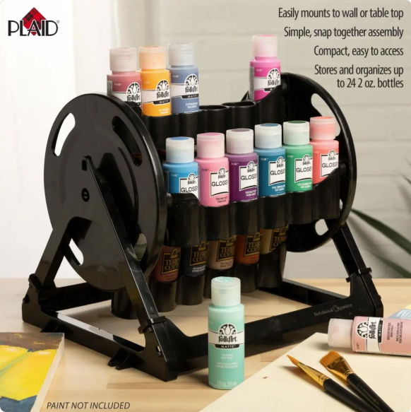 FolkArt Rotational Paint Storage Organiser Caddy 