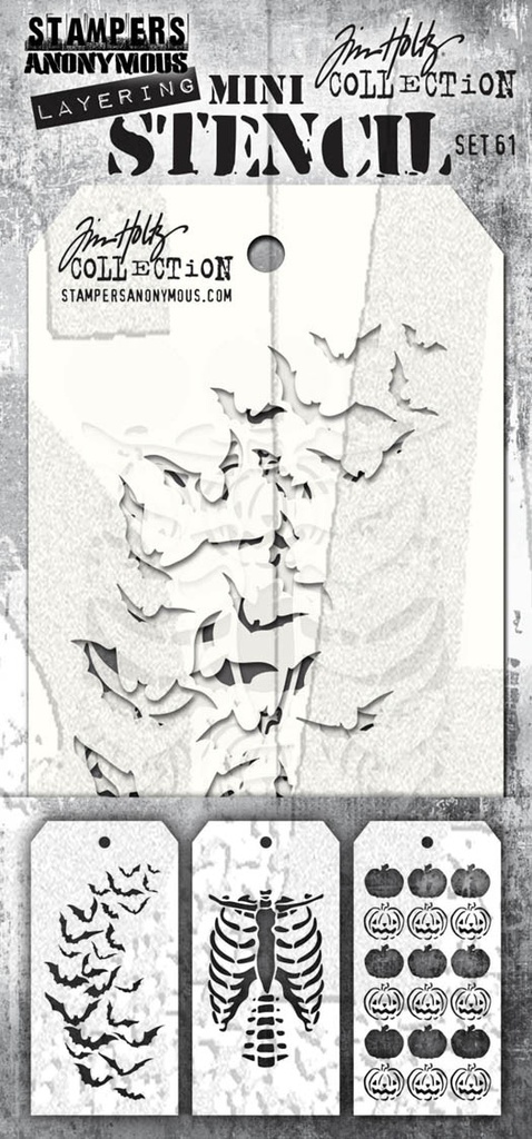 Tim Holtz Mini Layering Stencil Set #61 