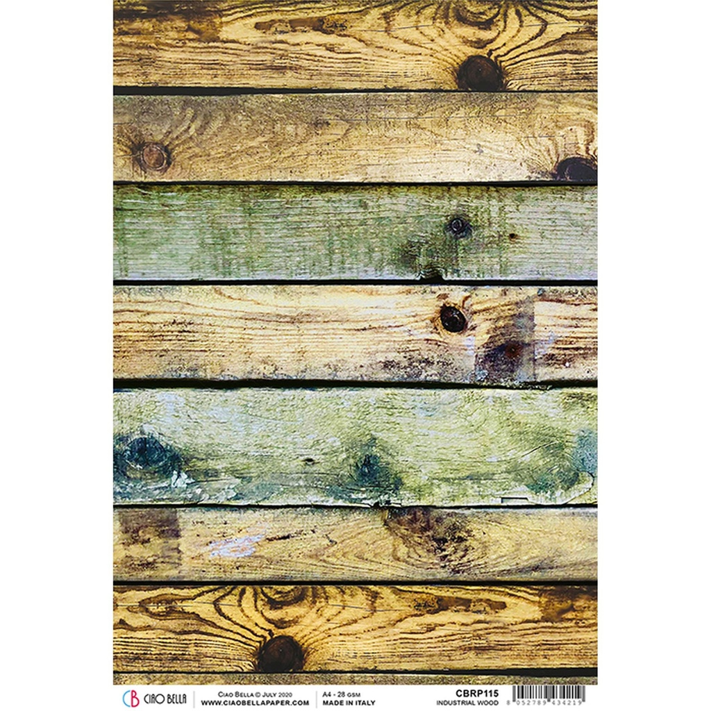 Ciao Bella Paper - Industrial Wood A4 rice paper (5 Pack)