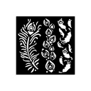 Stamperia - Masquerade - Feathers Stencil (12x12cm)
