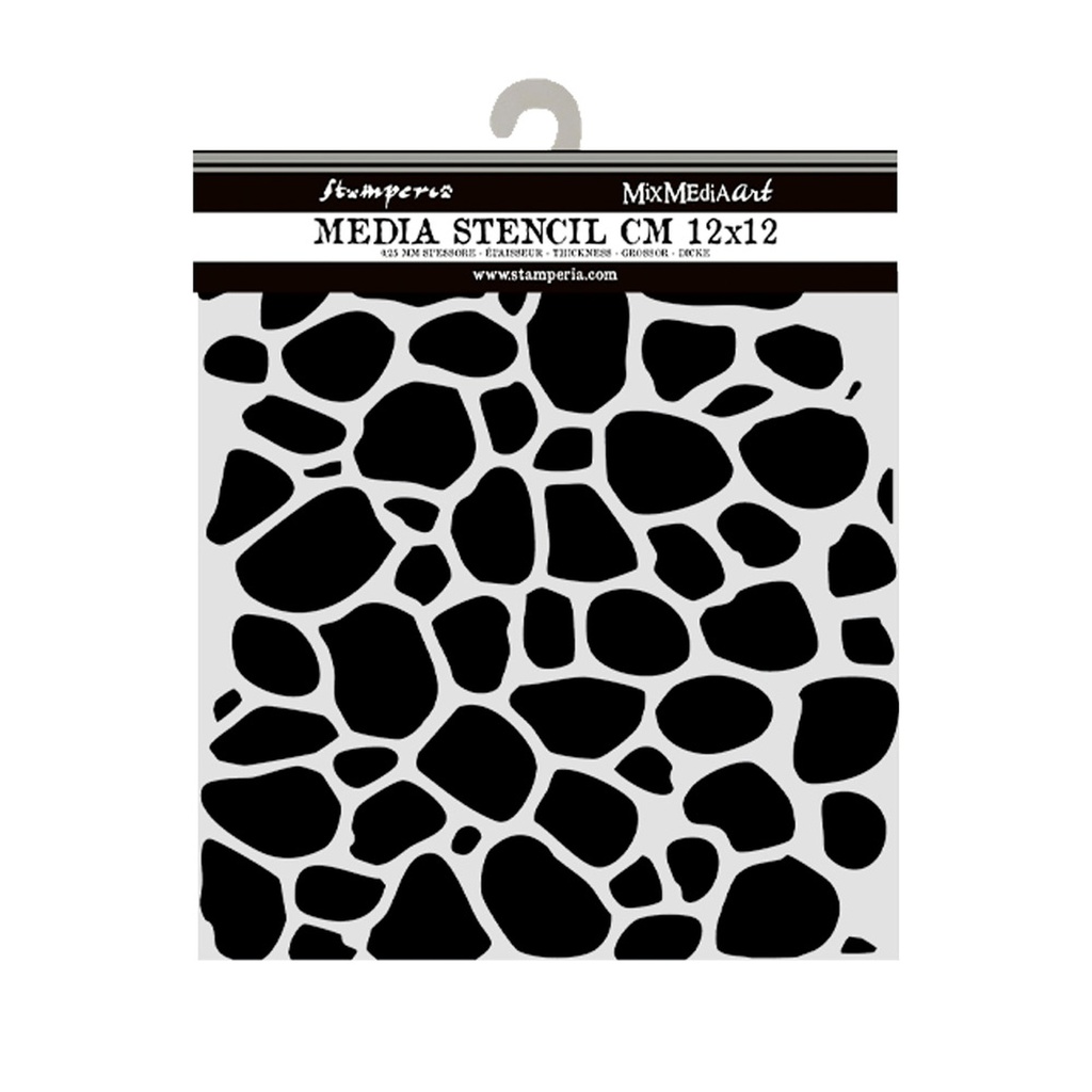 Stamperia - Hidden Grove - Stone Pattern Stencil (12x12cm)