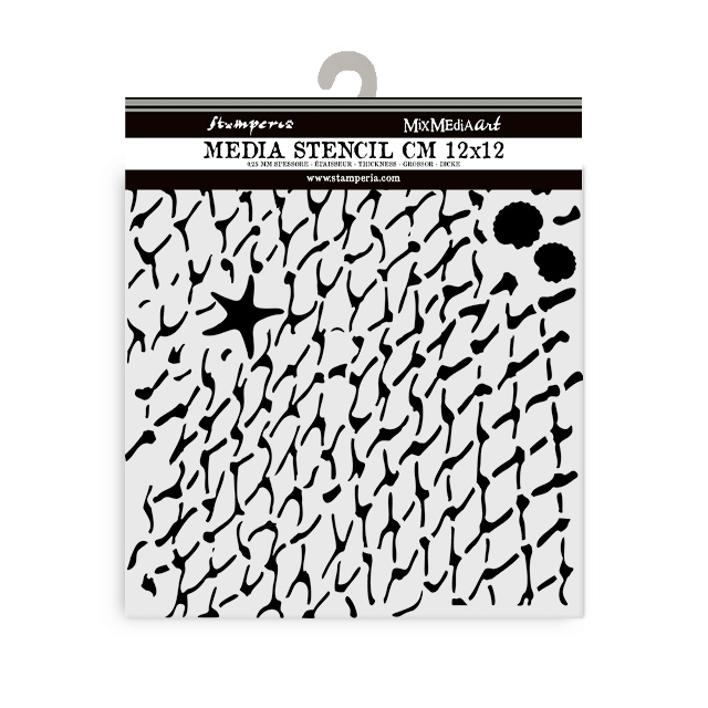 Stamperia - Silent Sea - Net Stencil (12x12cm)