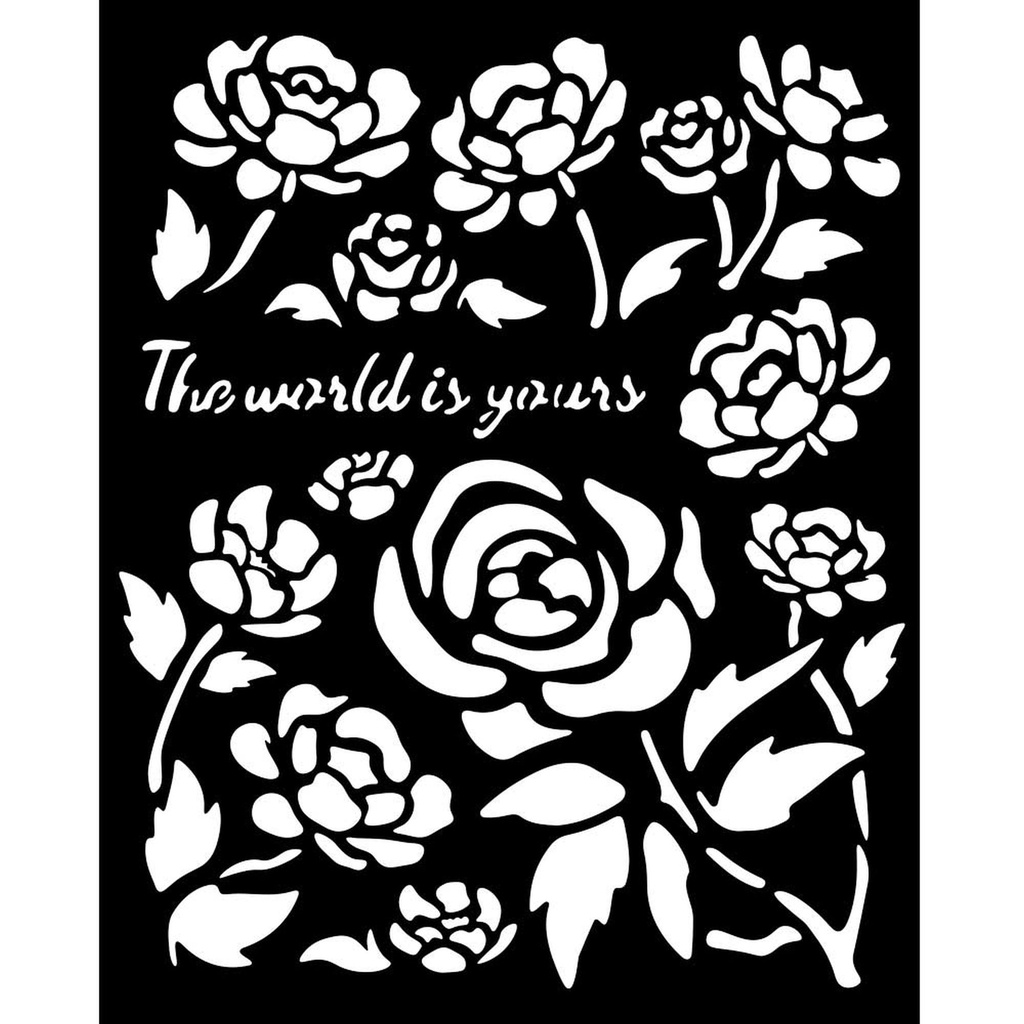 Stamperia - Timeless - Roses Stencil (20x25cm)