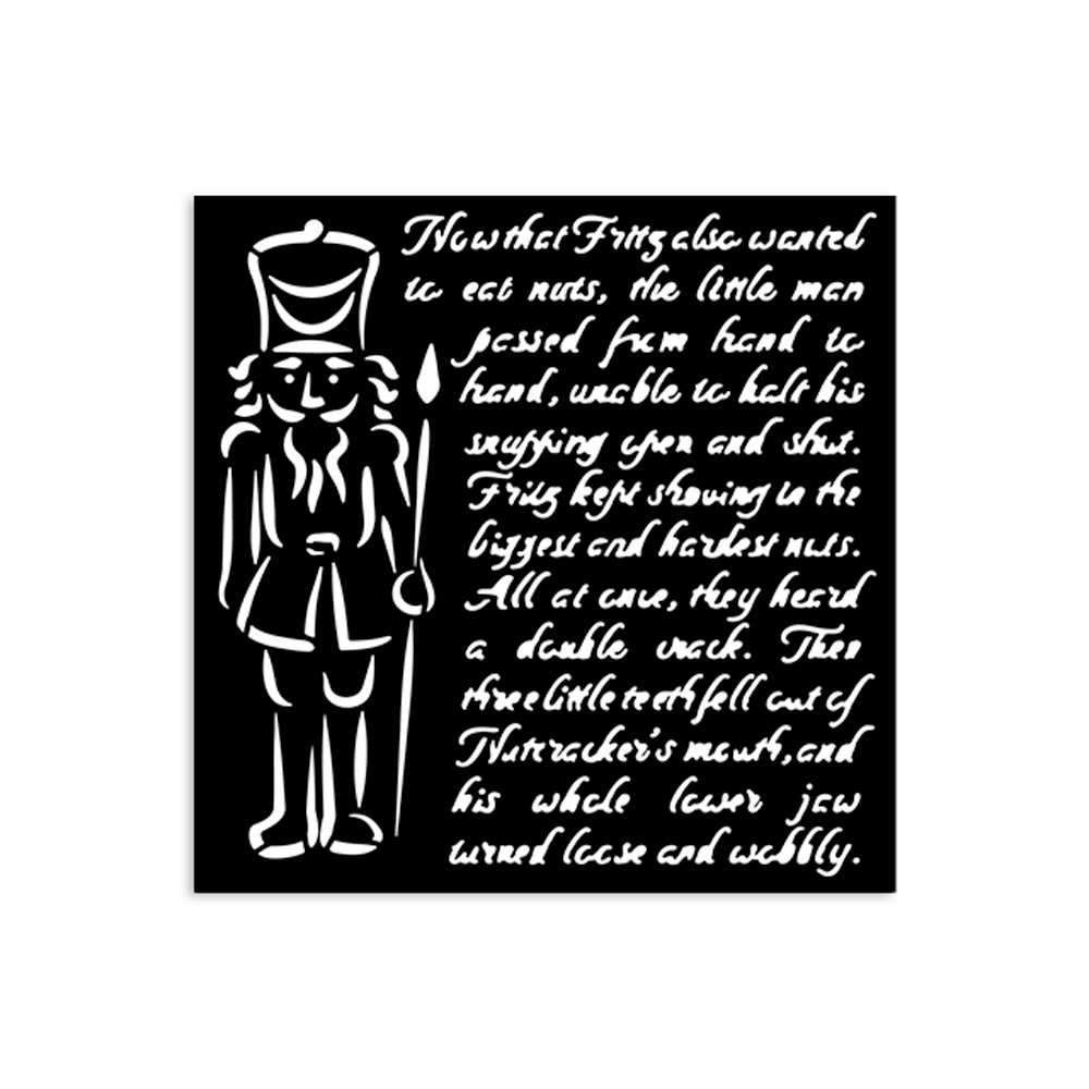 Stamperia -  Alice in Christmas - Soldiers Stencil (12x12cm)