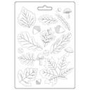Stamperia - Whispering Woods - A5 Soft Mould - Leaves