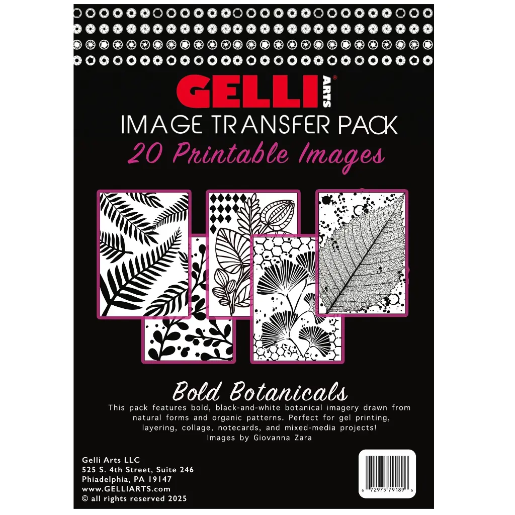 Gelli Arts® Image Transfer Printables - Bold Botanicals