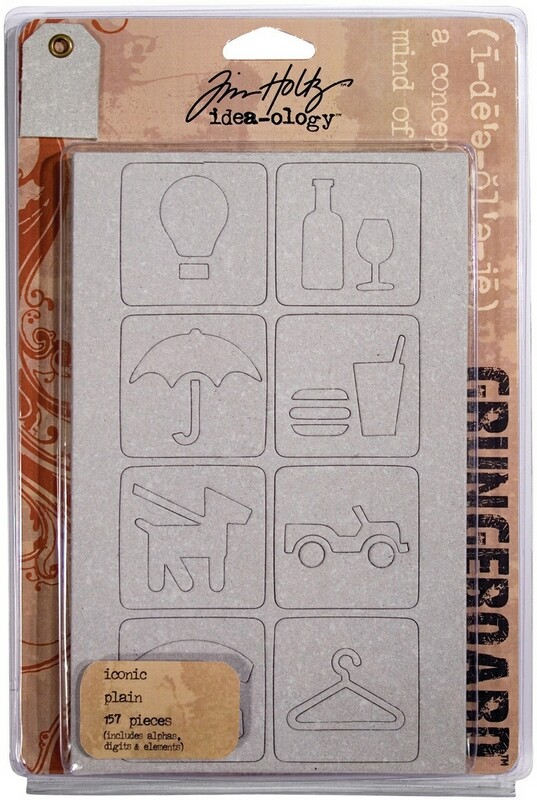 Tim Holtz Ideaology - Grungeboard - Iconic 
