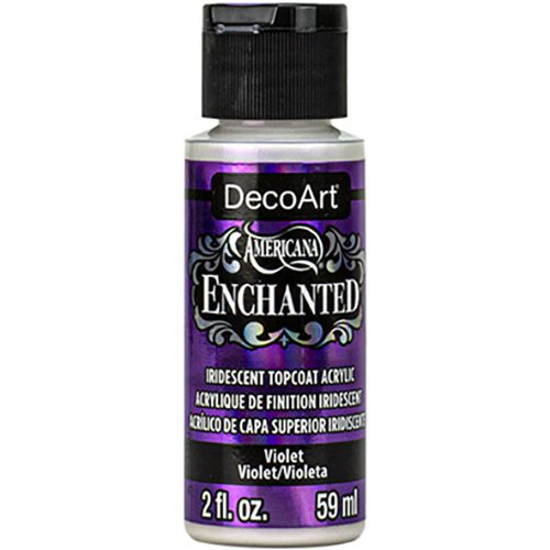 DecoArt Enchanted Iridescent Topcoat 2oz - Violet