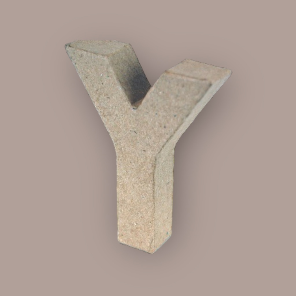 PaperMache Letter 4" Y PACK OF 5