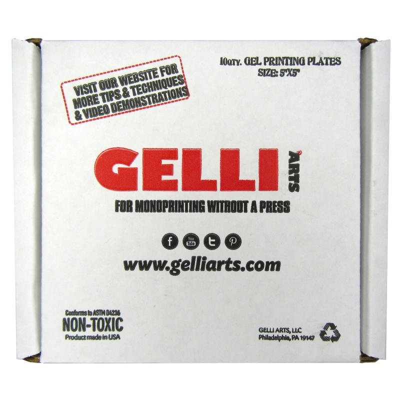 Gelli Arts® 5"x5" Gel Printing Plate Class Pack (10 units)