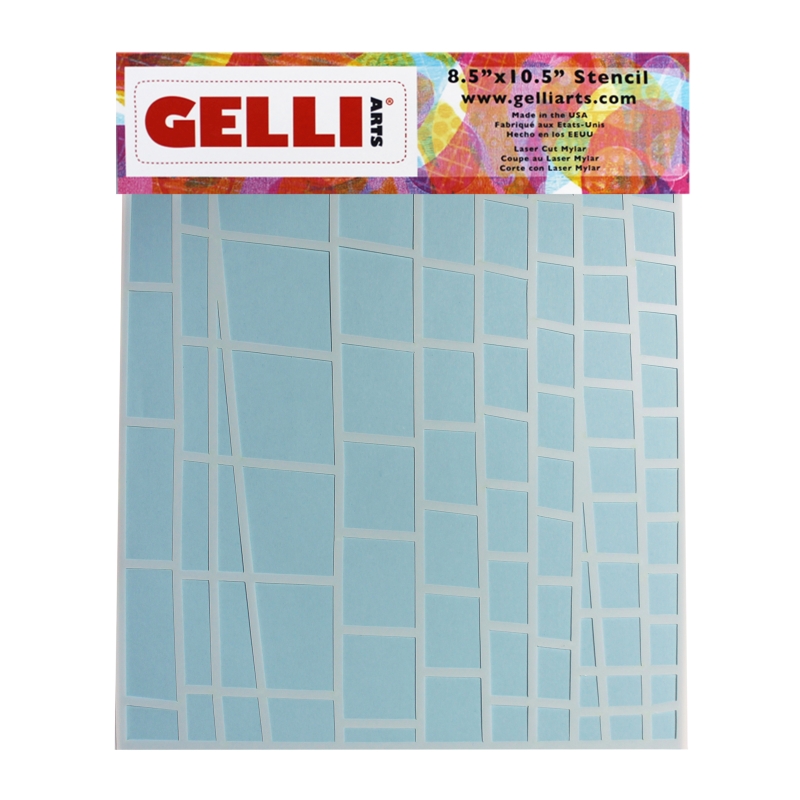 Gelli Arts® Ladder Stencil (8"x10" plate)