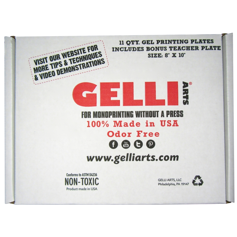 Gelli Arts® 8"x10" Gel Printing Plate Class Pack (11 units)