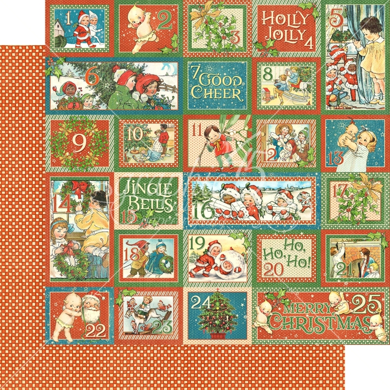 Graphic 45 - Magic - Countdown Surprise 12"x12" Paper (x5 Sheets)