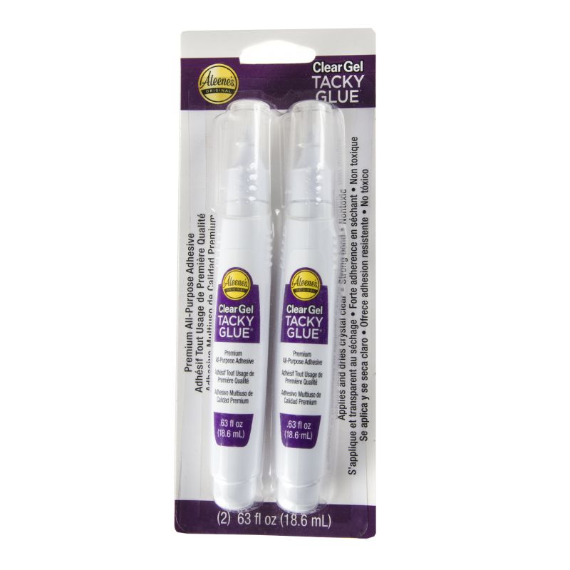 Aleene's Clear Gel Tacky Glue Pens - 2 Pack