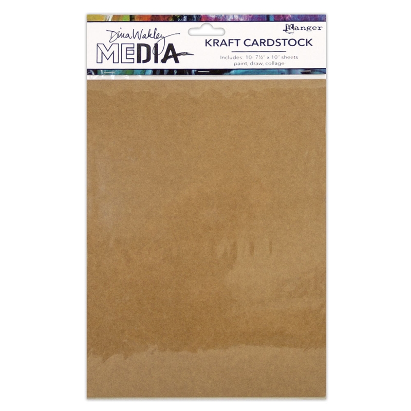 Dina Wakley Media - Kraft Card Pack 