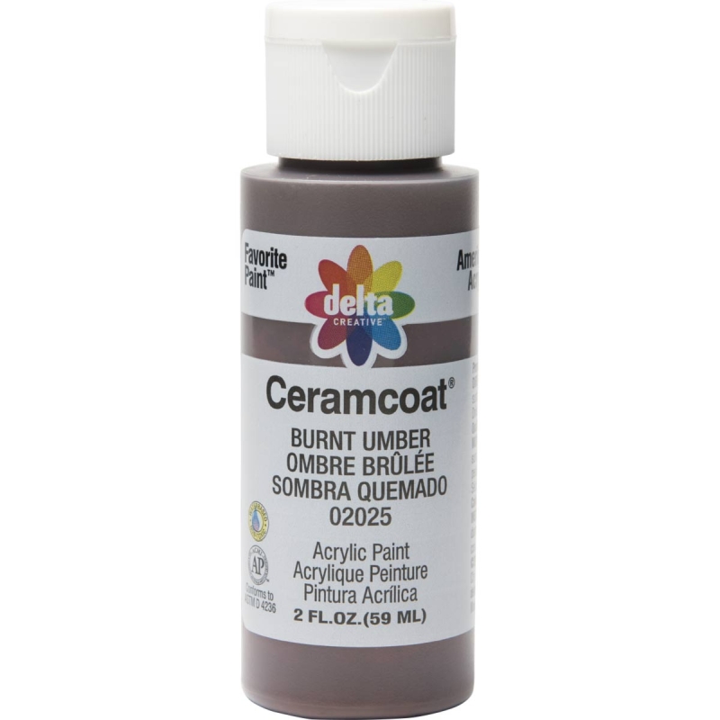 Delta Ceramcoat - Burnt Umber 2oz