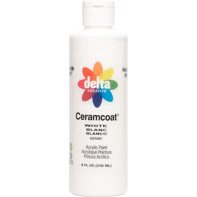 Delta Ceramcoat - White (8oz)