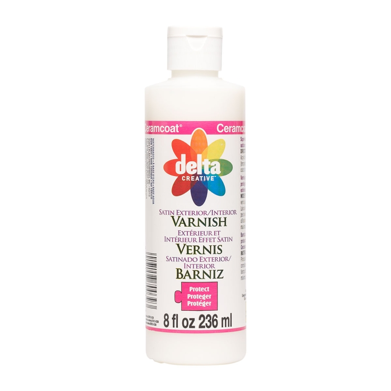 Delta Ceramcoat - Exterior/Interior Varnish Satin (8oz)
