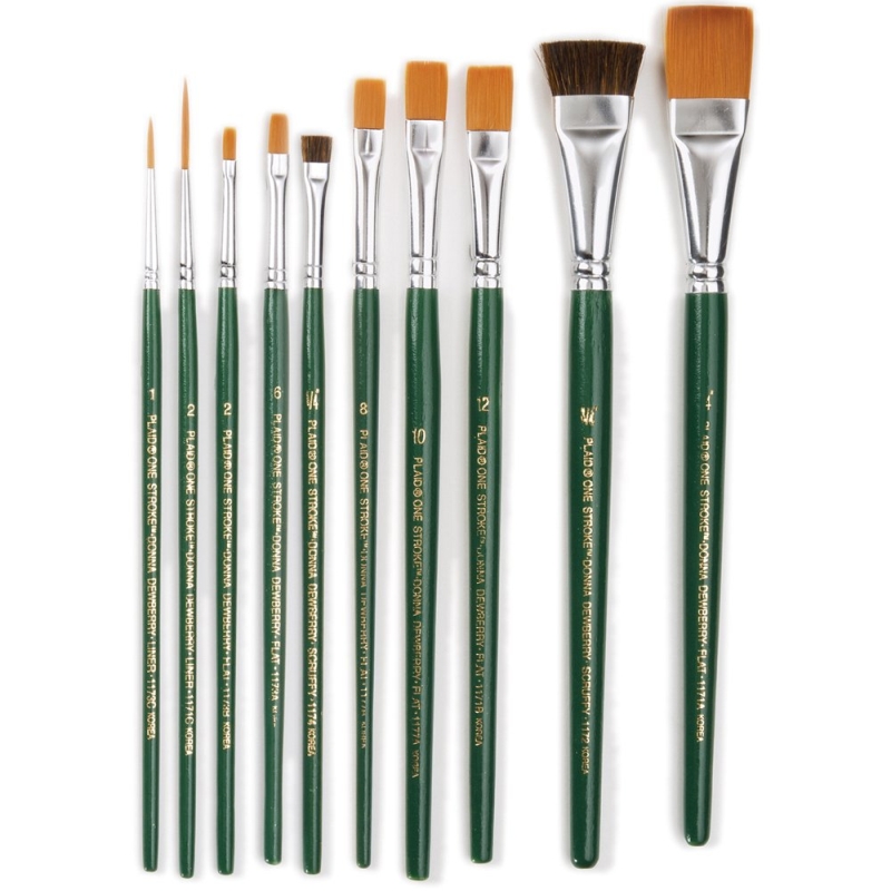FolkArt One Stroke One Stroke Brush Set (10 piece)