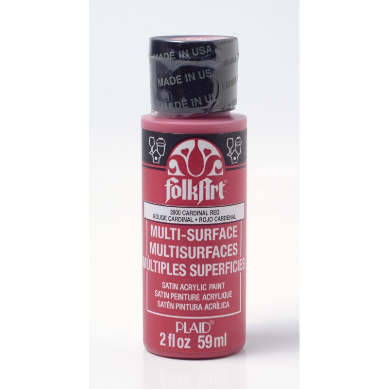 FolkArt Multi-Surface Satin - Cardinal (2oz)