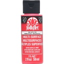 FolkArt Multi-Surface Satin - Apple Red (2oz)