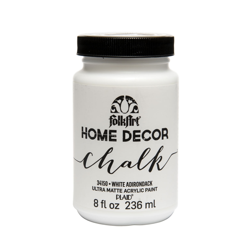 FolkArt Home Décor - White Adirondack Chalk Paint (8oz)