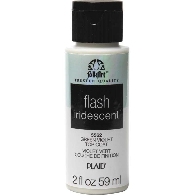 FolkArt Finishes - Flash Iridescent Green-Violet (2oz)