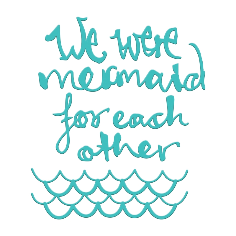 Spellbinders - Jane Davenport Mermaid for Each Other die set