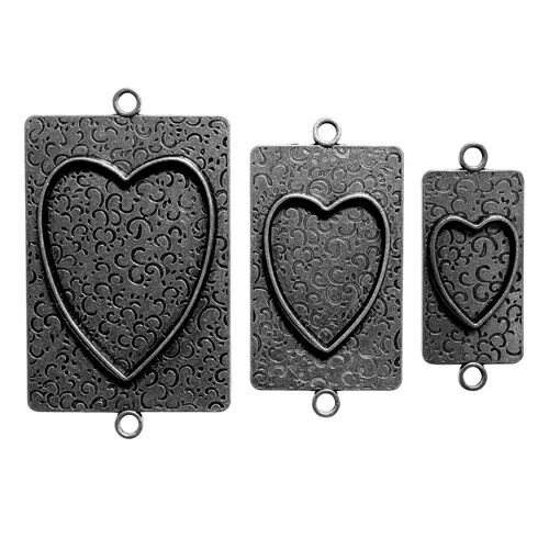 Spellbinders - Hearts Two - Silver