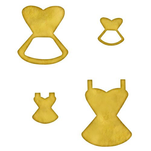 Spellbinders Media Mixage - Dresses Two Blanks