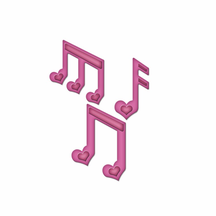 Spellbinders Die D-Lites - Love Notes