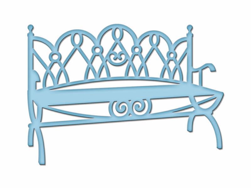 Spellbinders Die D-Lites - Garden Bench