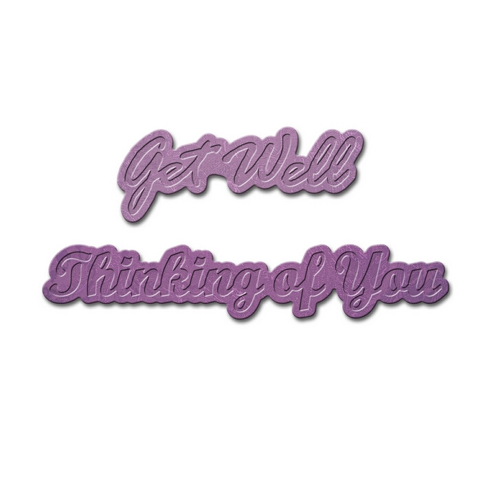 Spellbinders Die D-Lites - Sentiments 7