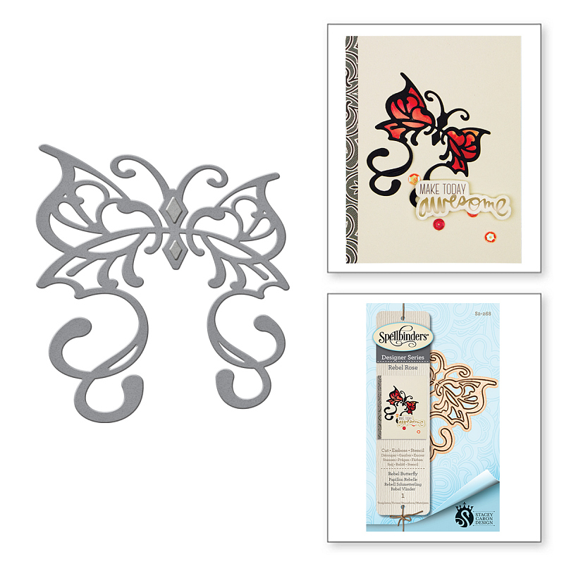 Spellbinders Die D-Lites - Rebel Butterfly