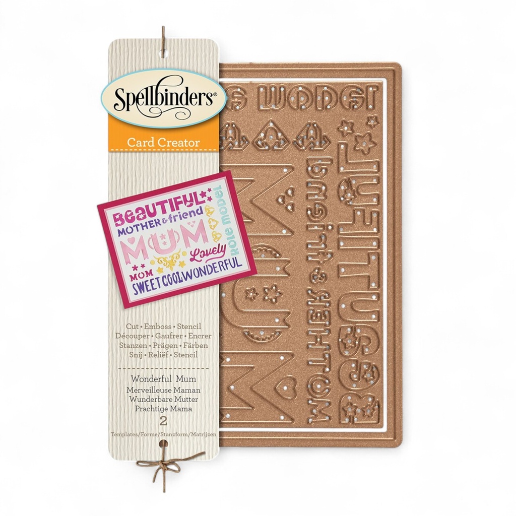 Spellbinders Card Creator - Wonderful Mum