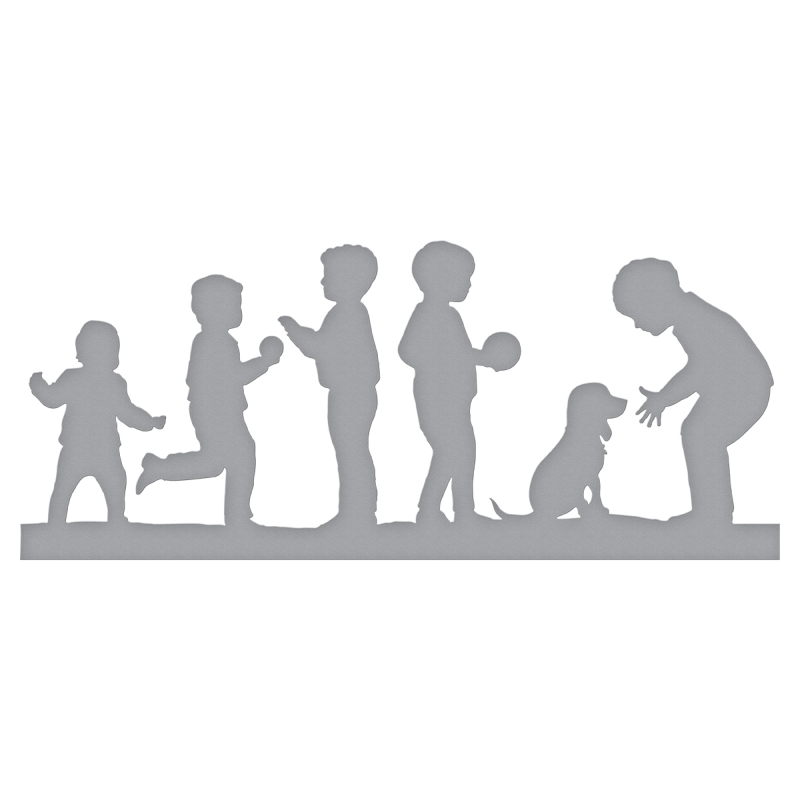 Spellbinders Shapeabilities - Little Boys at Play