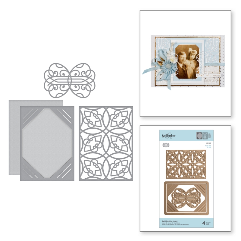 Spellbinders Shapeabilities - Swirl Booklet Insert