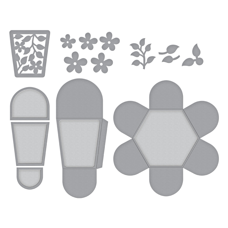 Spellbinders Shapeabilities - Hexagon Petal Box