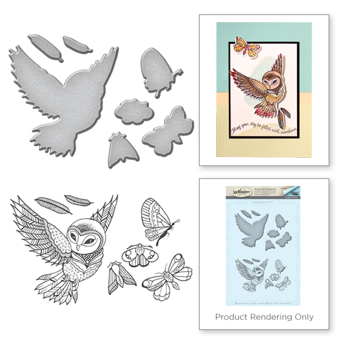 Spellbinders Stamp & Die Set - Owl