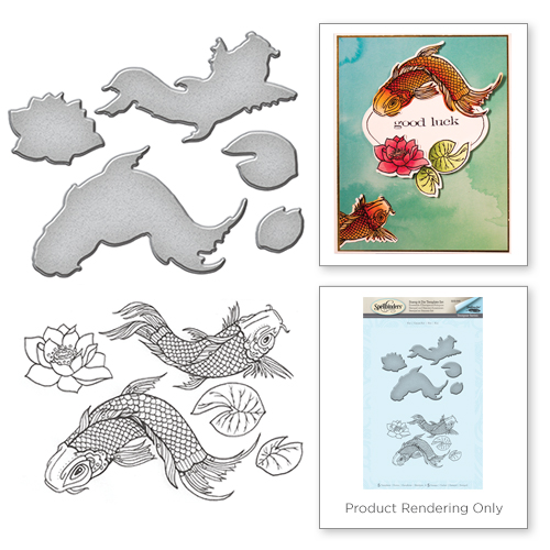 Spellbinders Stamp & Die Set - Koi