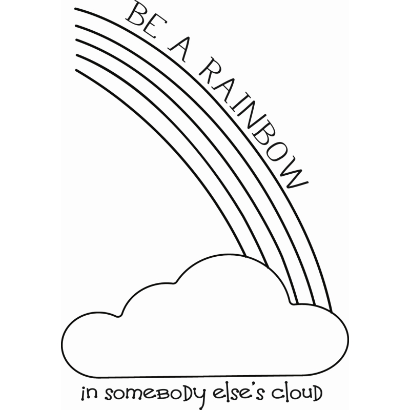 Sharon Callis Rainbow Stamp Set