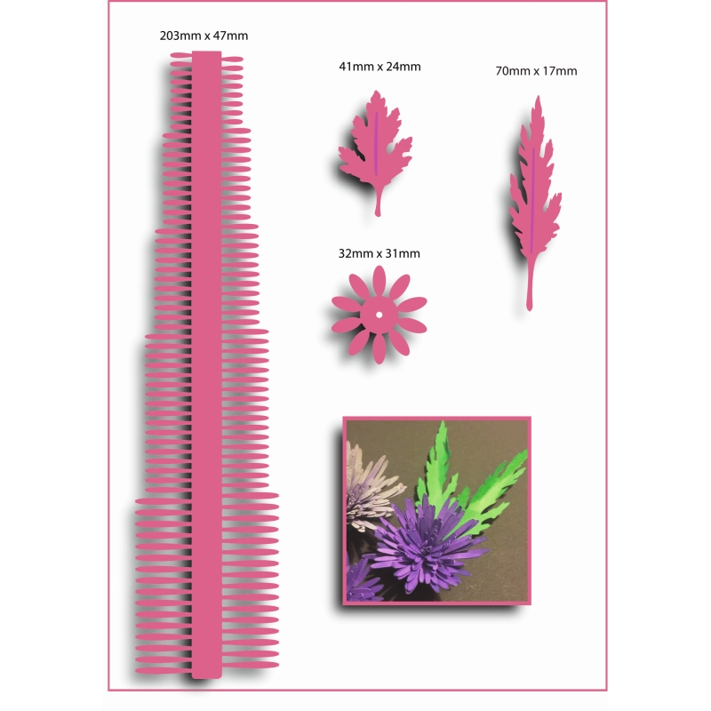 Sharon Callis Chrysanthemum (Large) - Christmas Flowers & Foliage Collection