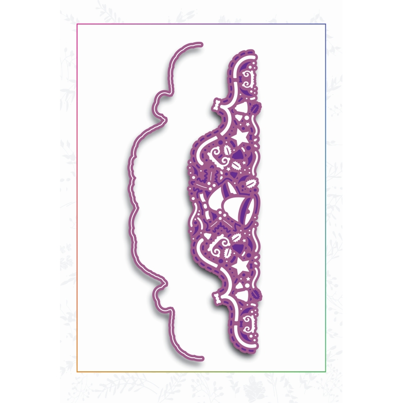 Sharon Callis Border & Edge Dies - Jungle Bells