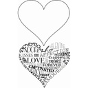 Sweet Dixie Typography Heartfelt stamp set by Sharon Callis