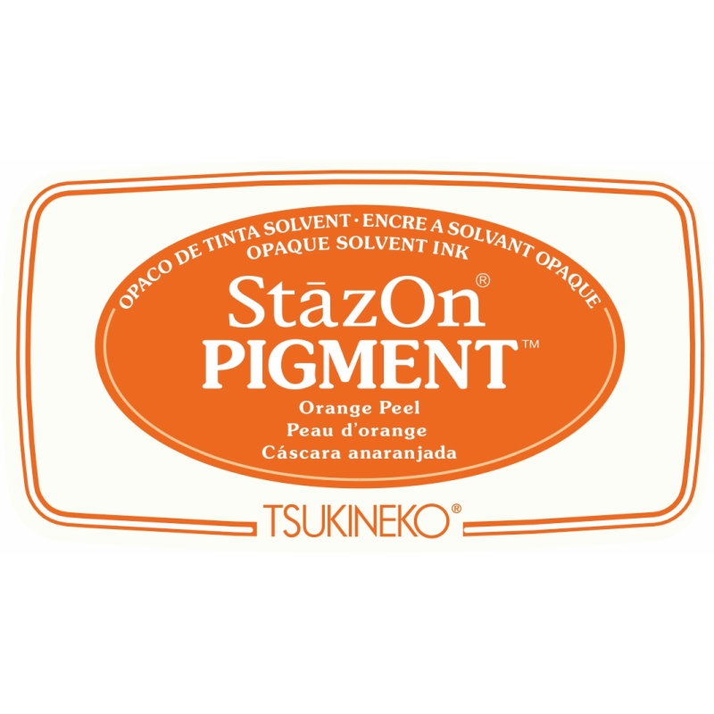 StazOn Pigment Orange Peel Ink Pad