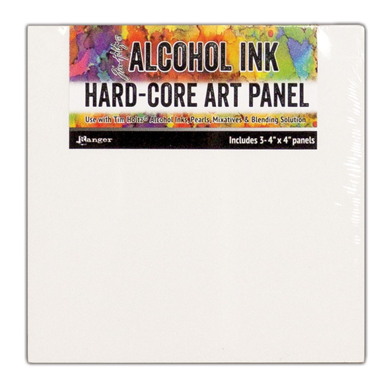 Tim Holtz - Distress - Hard Core Art Panels - 4" x 4" (3 Pack)