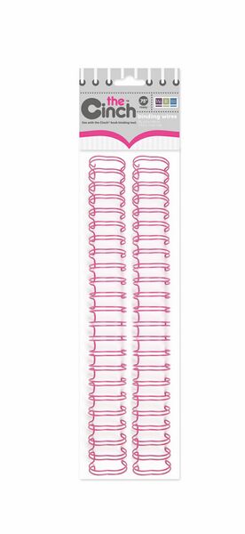 Cinch Wire Binders - 3/4" Rosey