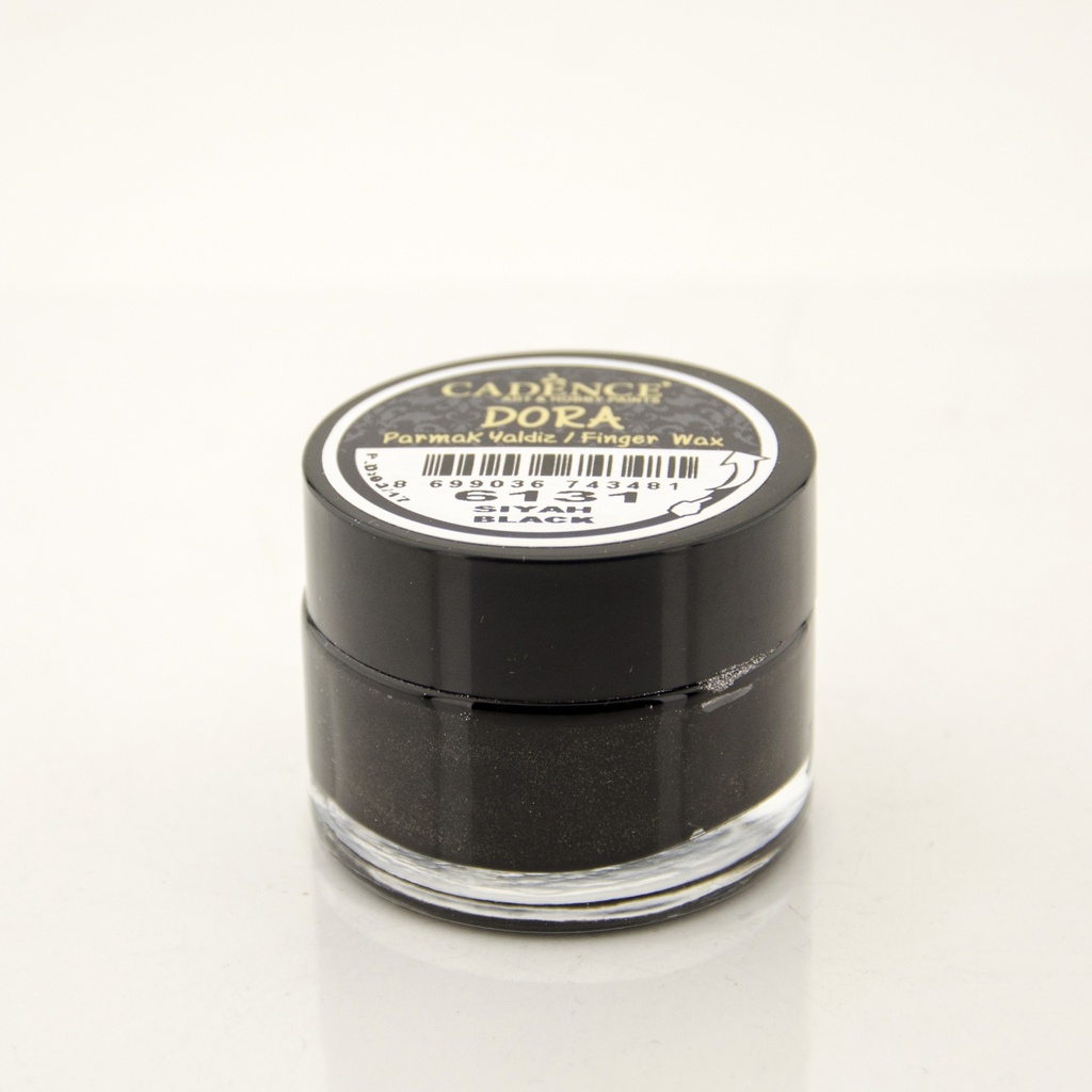 Cadence Dora Metallic Finger Wax - Black (20ml)